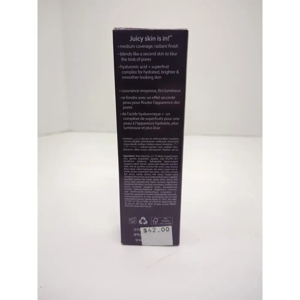 Tarte Maracuja Juicy Glow Foundation -‎ 12N FAIR NEUTRAL 1 fl oz New and Sealed